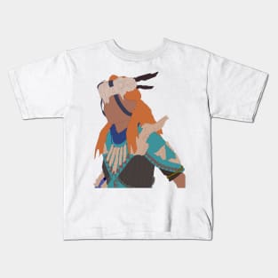 Aloy Banuk Ice Hunter Armor Kids T-Shirt